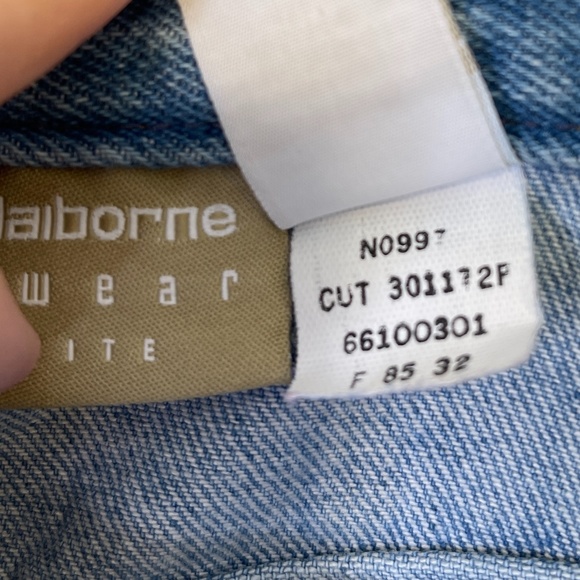 Liz Claiborne Authentic | VTG Mid-Plus Size High Waisted Tapered Mom Jeans - Picture 10 of 10